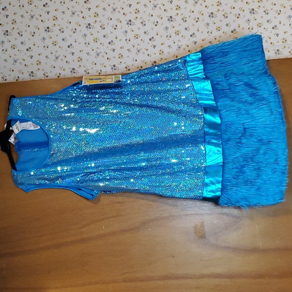 Womens Sequin "Cookie Monster" Costume - Picture 2 of 7